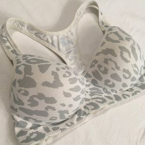 Leopard Print Padded Sports Bra